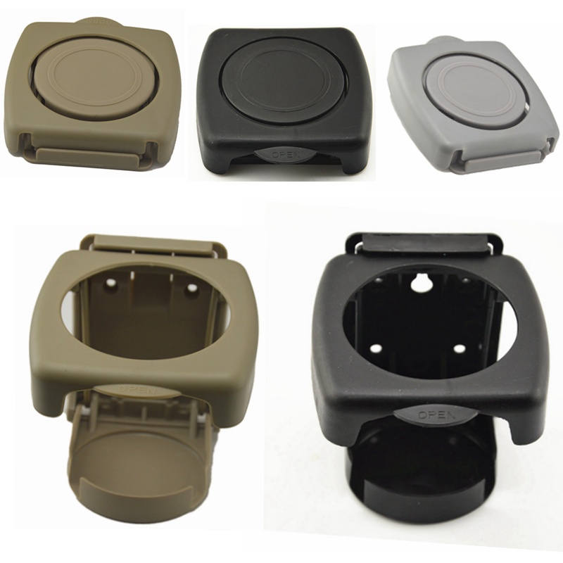 Golf Equipment Holder - Universele hoogwaardige opvouwbare autobekerhouder Zwarte bekerhouder
